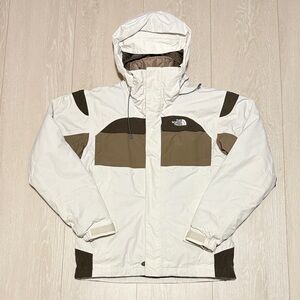 The North Face Women's White and Brown Ski Jacket